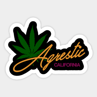 Agrestic, CA from Weeds Sticker